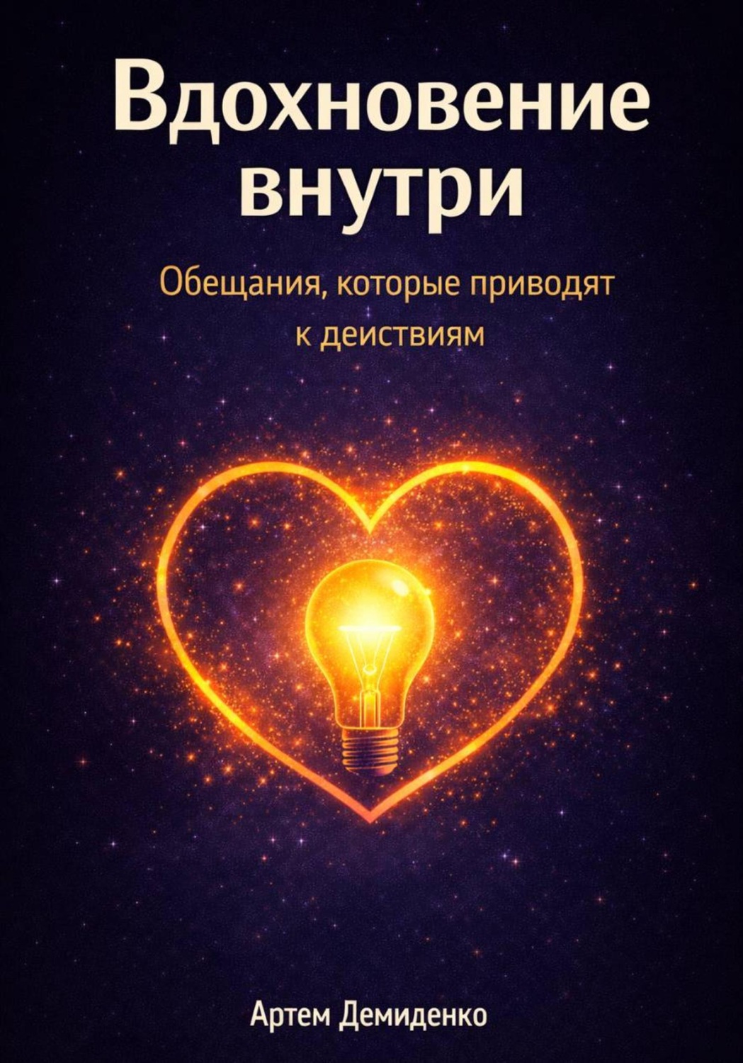 Обложка книги «Вдохновение внутри: Обещания, которые приводят к действиям»