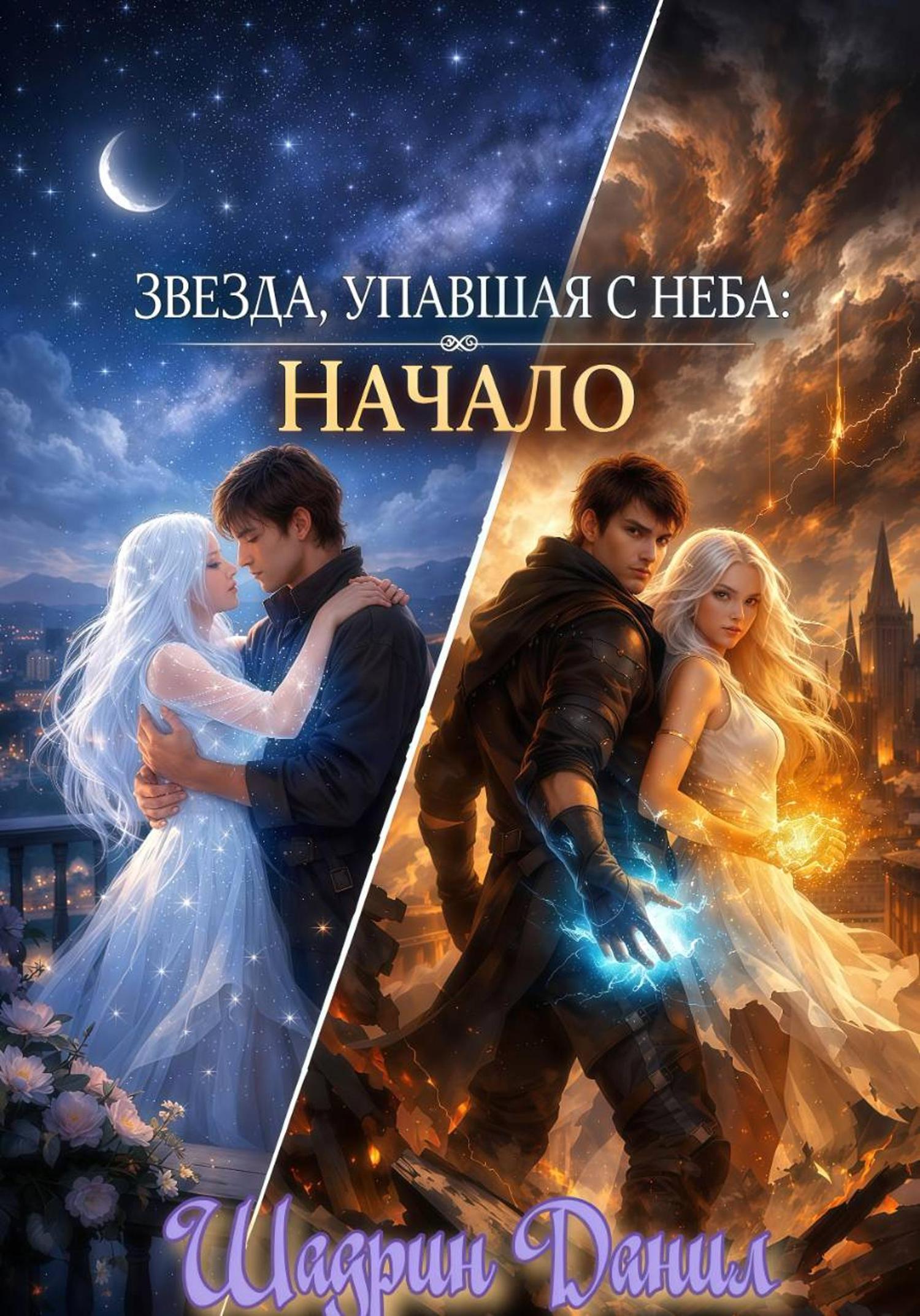 Обложка книги «Звезда, упавшая с неба: Начало»