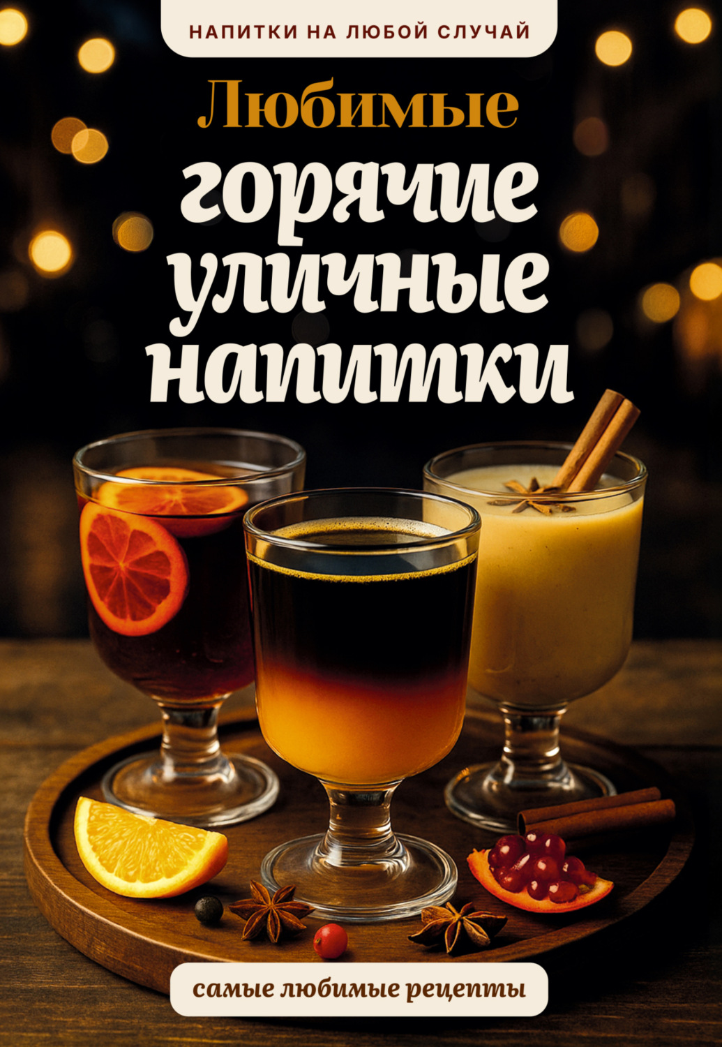 Обложка книги «Любимые горячие уличные напитки»