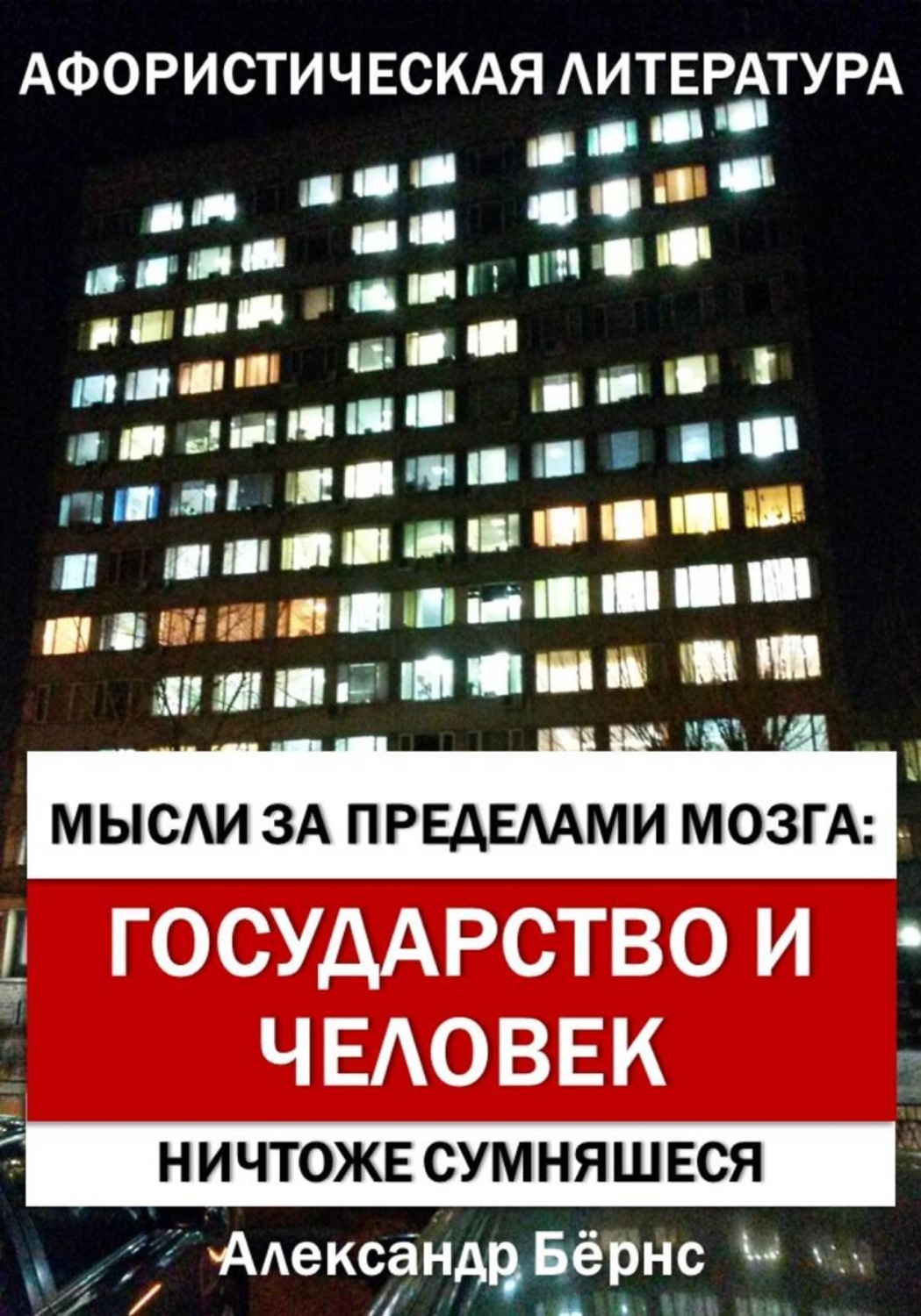 Обложка книги «Мысли за пределами мозга: государство и человек»
