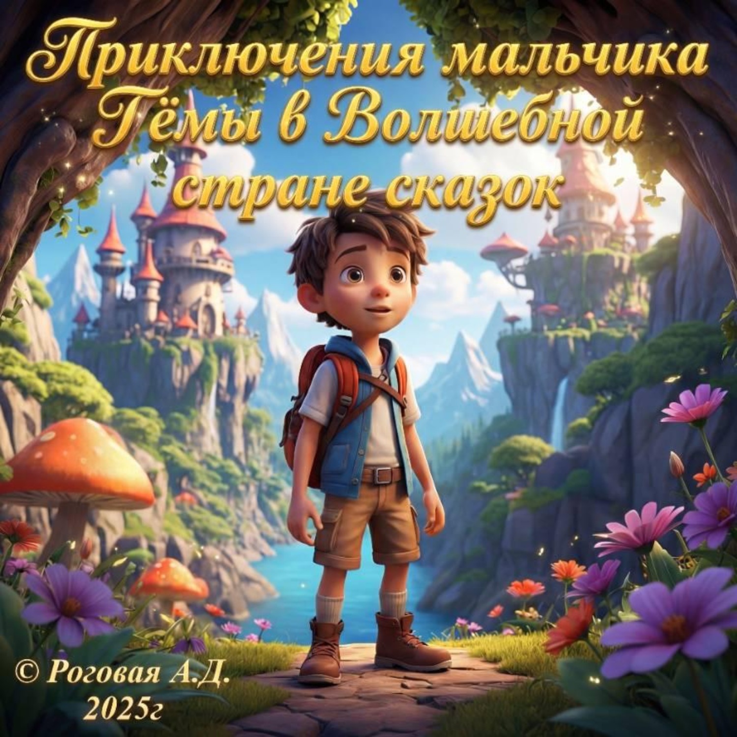 Обложка книги ««Приключения мальчика Тёмы в Волшебной стране сказок» Часть первая»