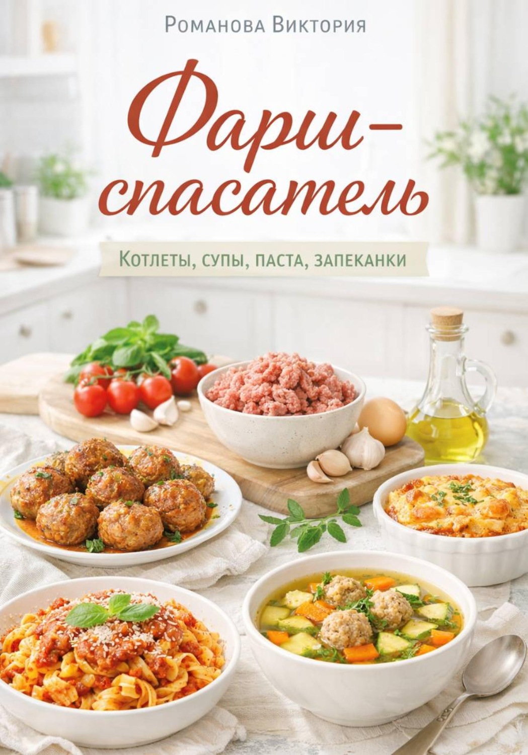 Обложка книги «Фарш-спасатель: котлеты, супы, паста, запеканки»