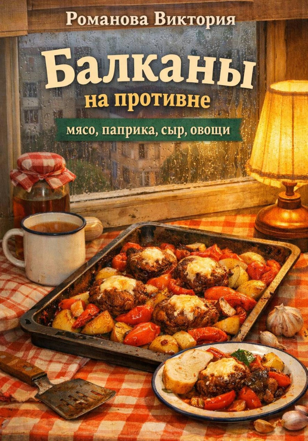 Обложка книги «Балканы на противне: мясо, паприка, сыр, овощи»