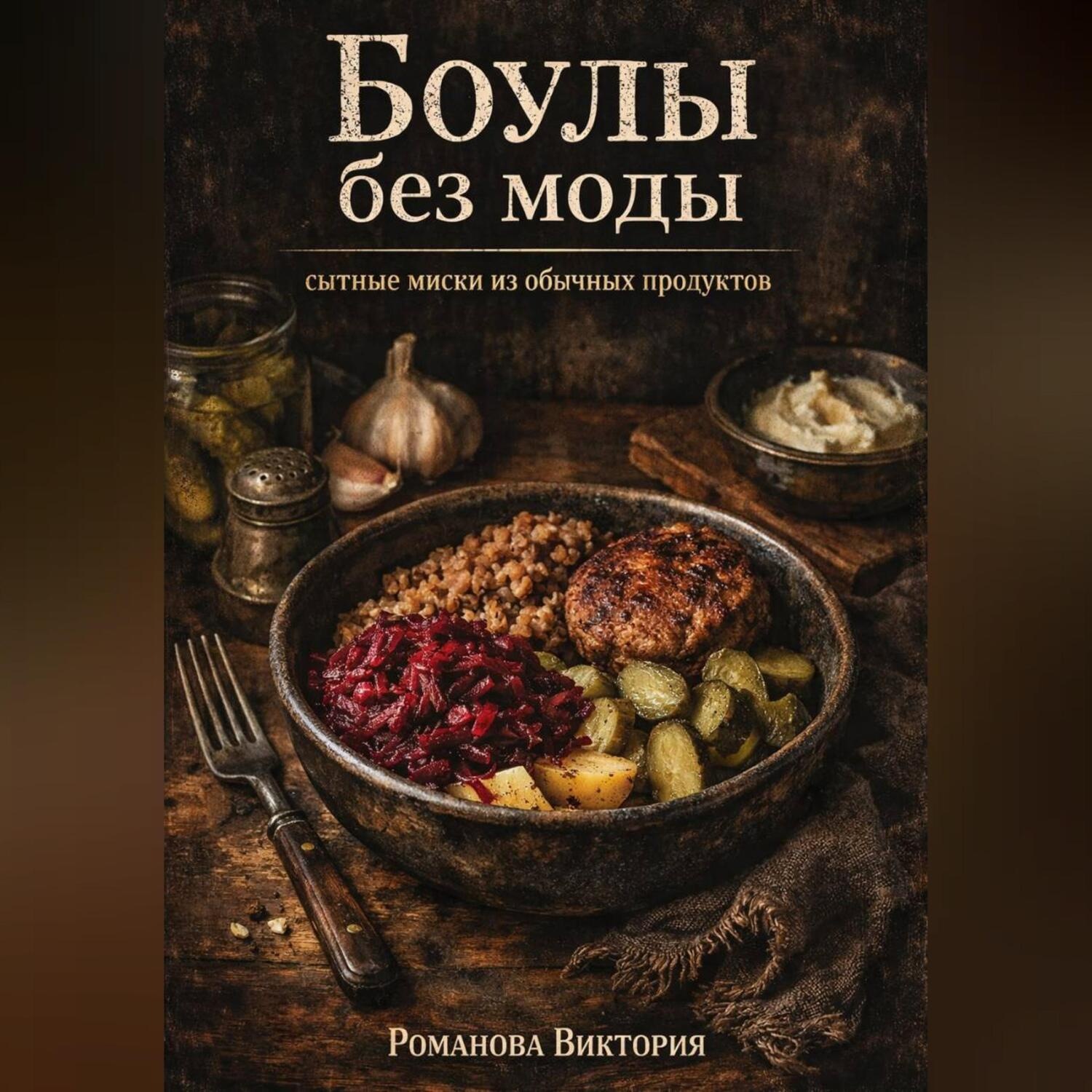 Обложка книги «Боулы без моды: сытные миски из обычных продуктов»