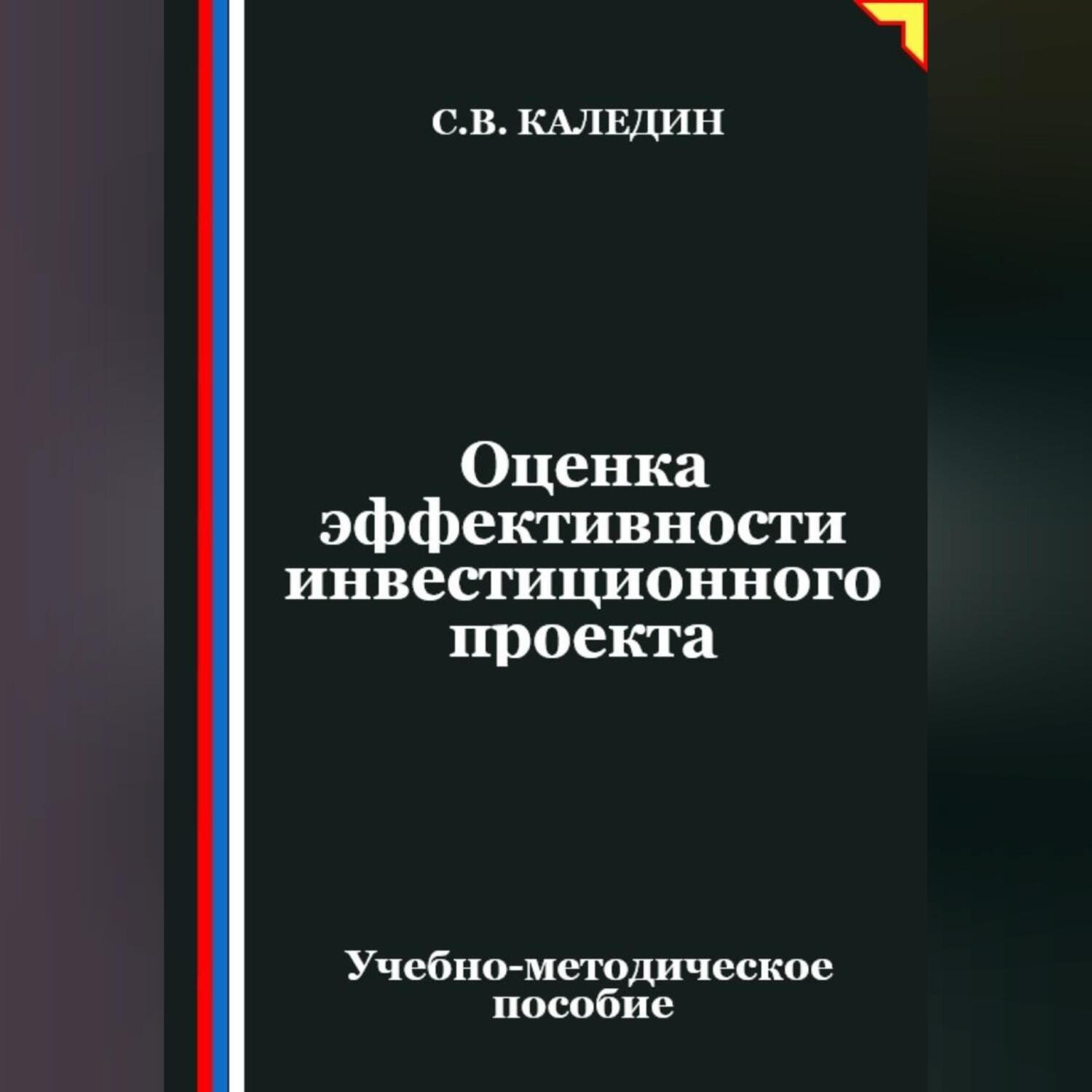Обложка книги «Оценка эффективности инвестиционного проекта»