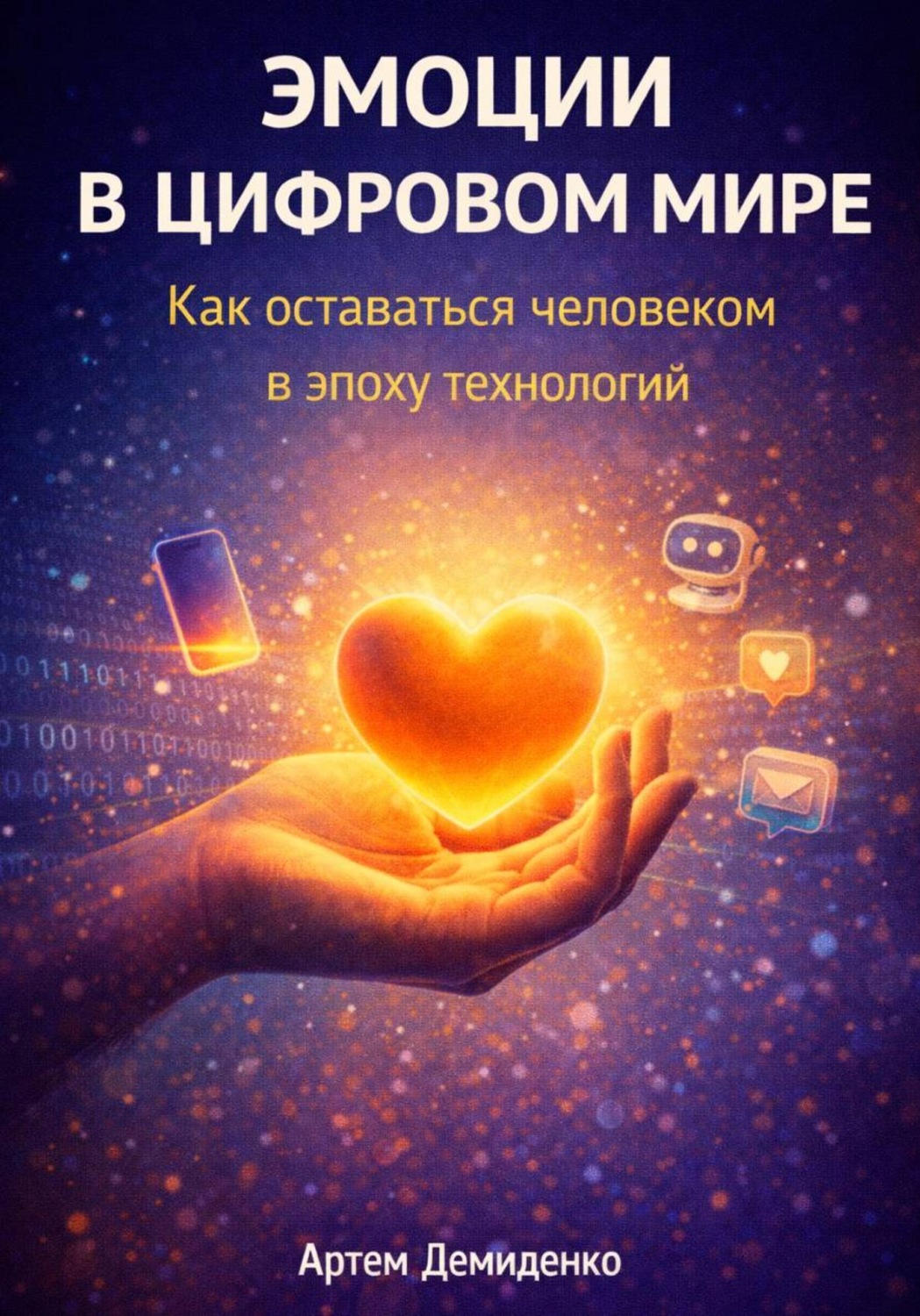 Обложка книги «Эмоции в цифровом мире: Как оставаться человеком в эпоху технологий»