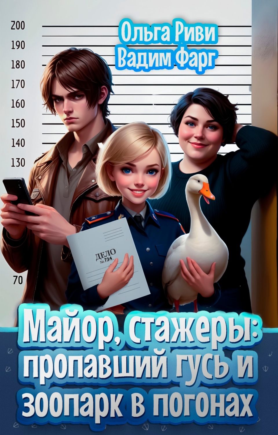 Обложка книги «Майор и стажёры. Пропавший гусь и Зоопарк в погонах»