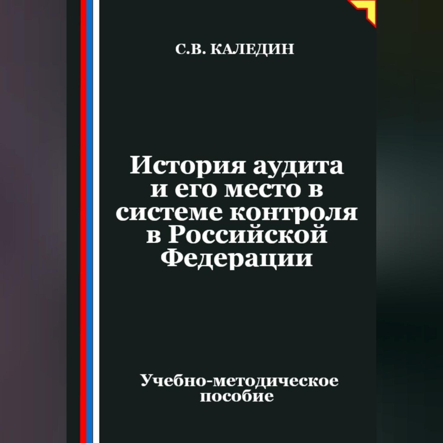 Обложка книги «История аудита и его место в системе контроля в Российской Федерации»