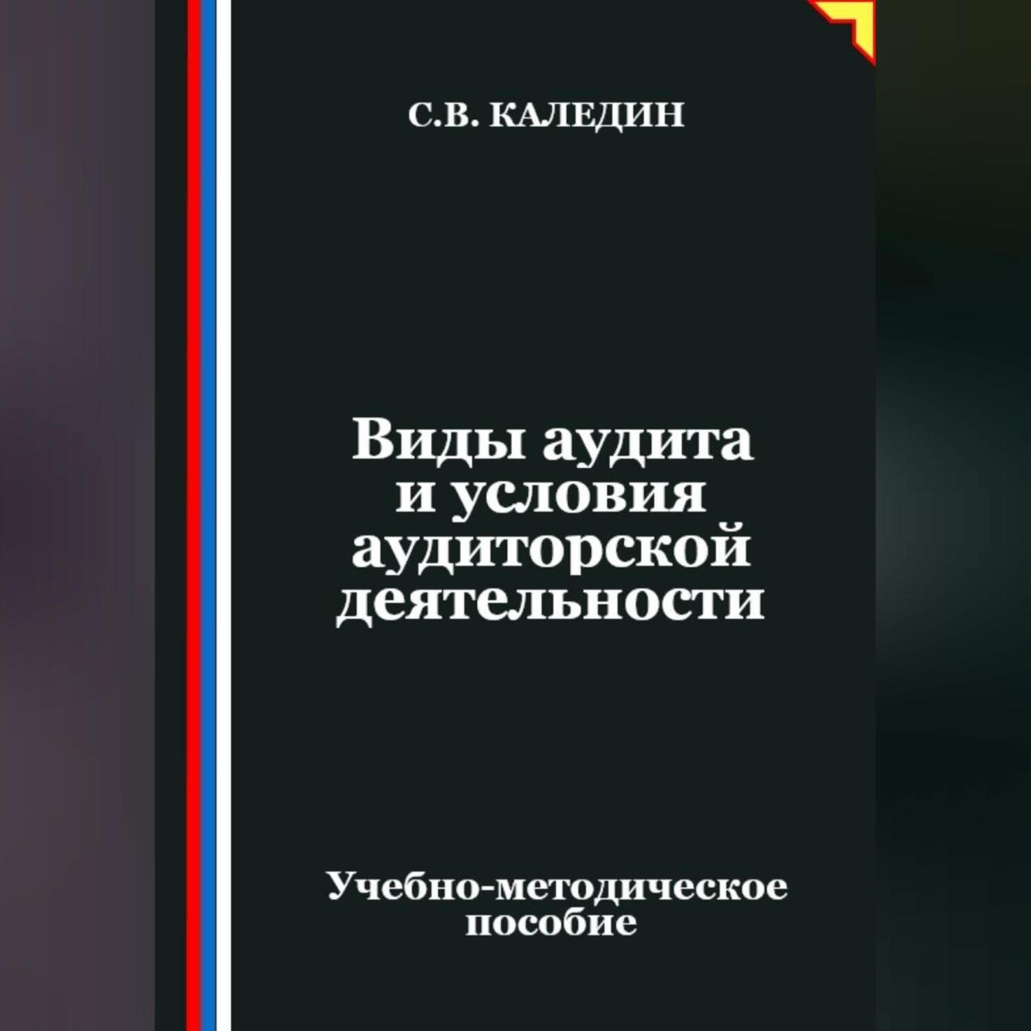 Обложка книги «Виды аудита и условия аудиторской деятельности»