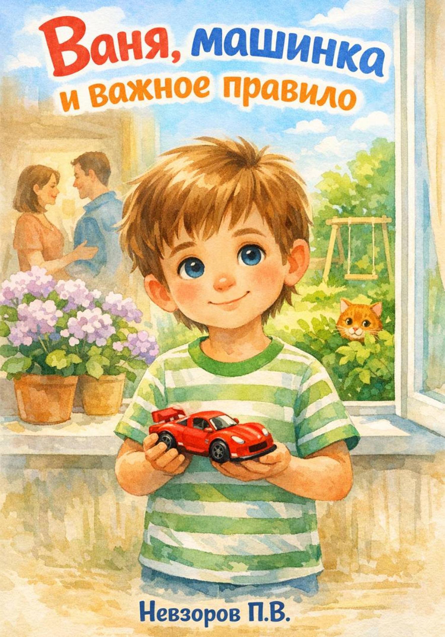 Обложка книги «Ваня, машинка и важное правило»