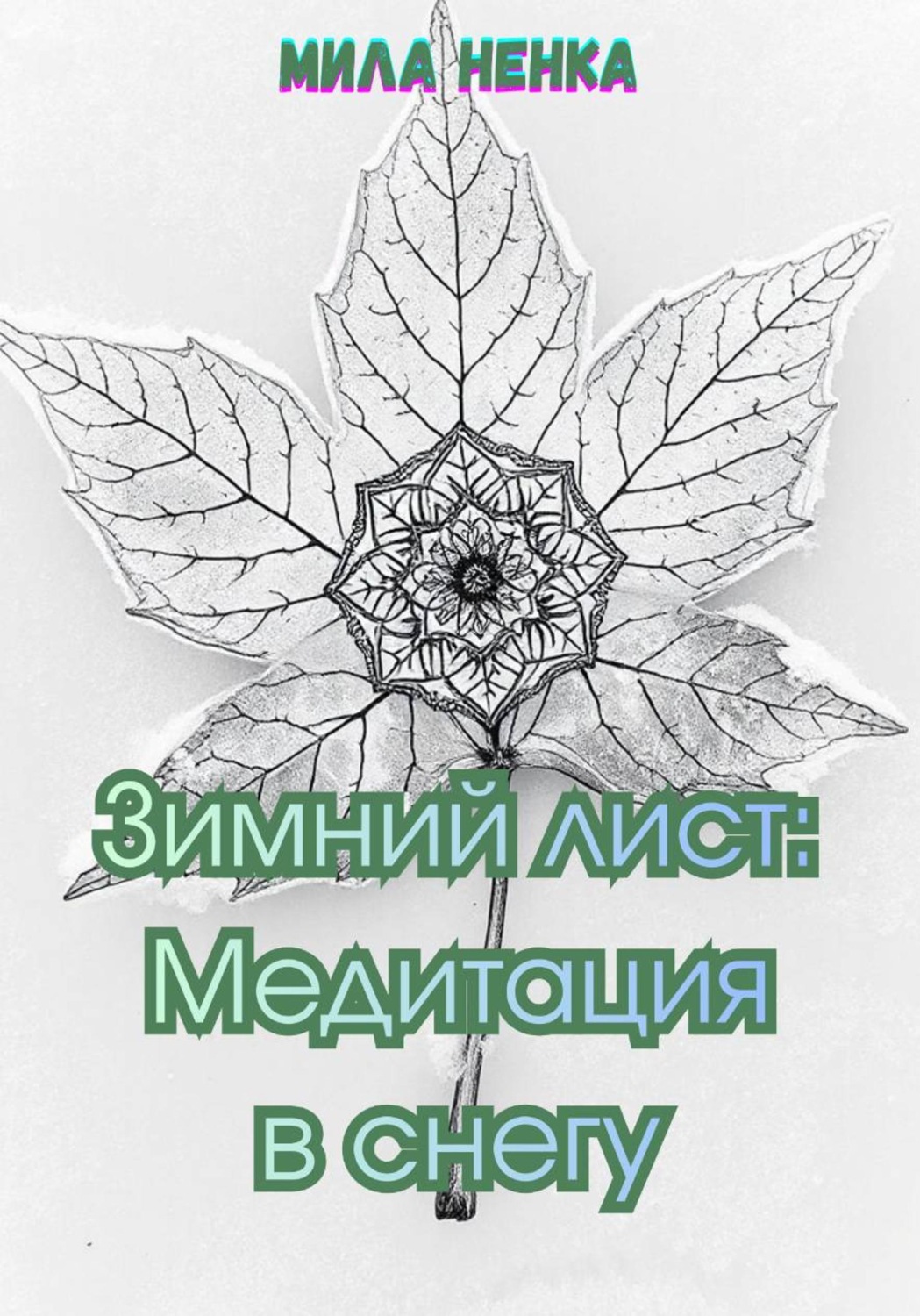 Обложка книги «Зимний лист: Медитация в снегу»