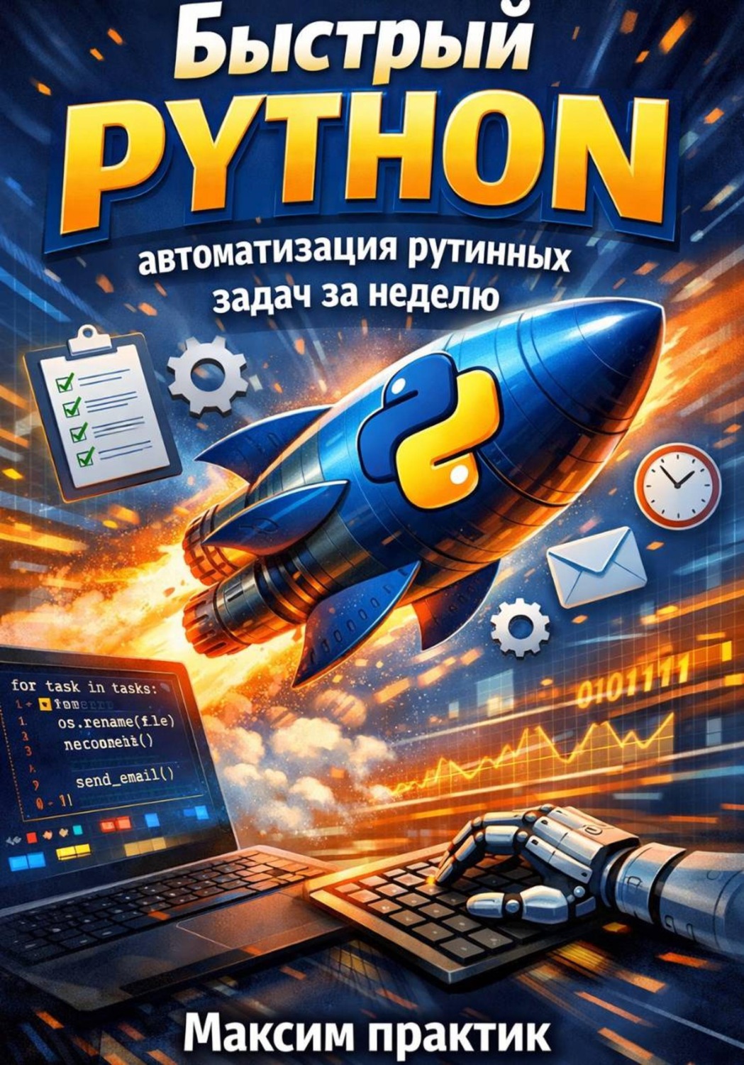 Обложка книги «Быстрый Python. автоматизация рутинных задач за неделю»