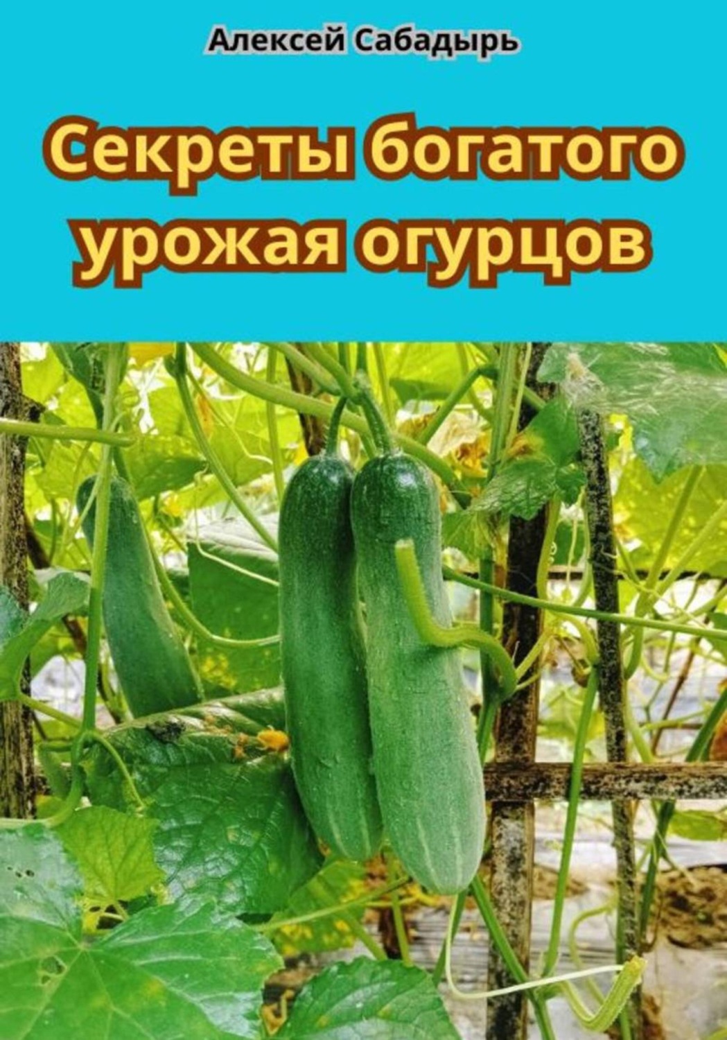 Обложка книги «Секреты богатого урожая огурцов»