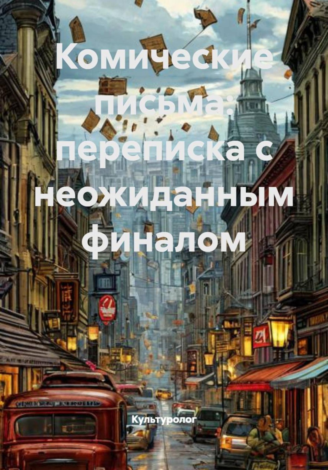 Обложка книги «Комические письма: переписка с неожиданным финалом»