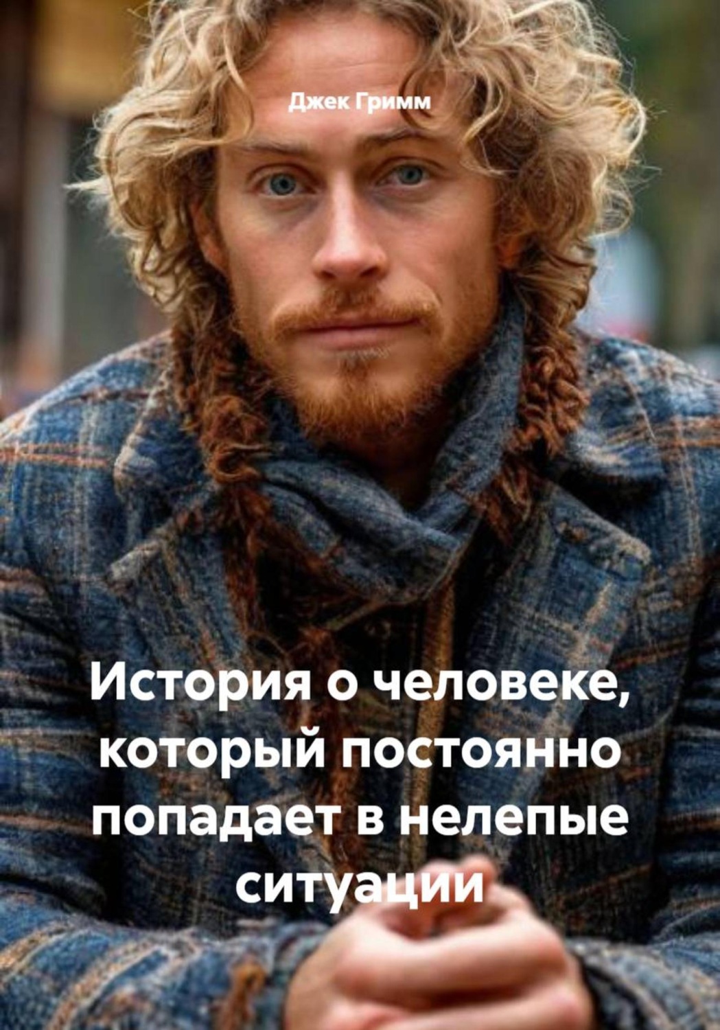 Обложка книги «История о человеке, который постоянно попадает в нелепые ситуации»