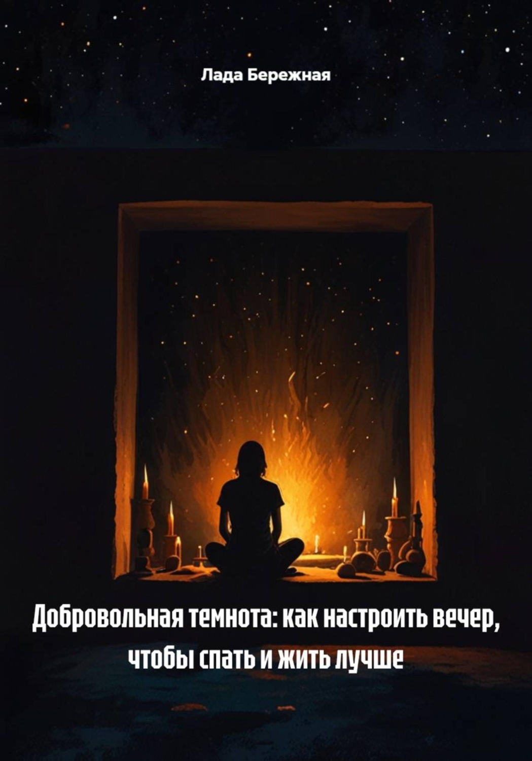 Обложка книги «Добровольная темнота: как настроить вечер, чтобы спать и жить лучше»