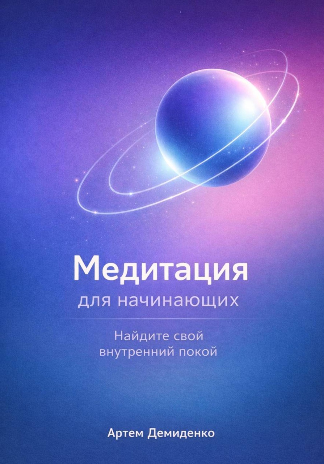 Обложка книги «Медитация для начинающих: Найдите свой внутренний покой»
