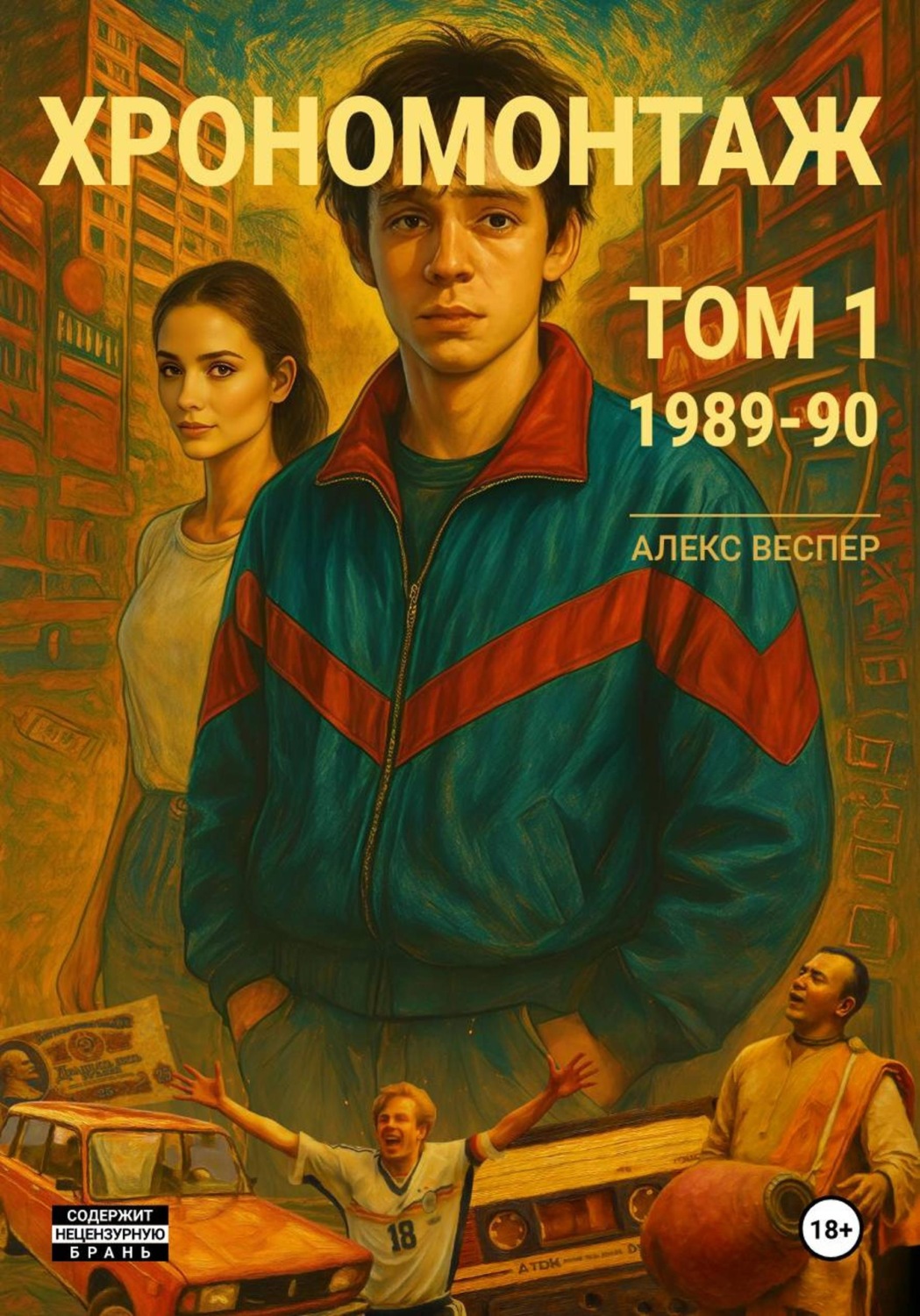 Обложка книги «Хрономонтаж. Том 1. 1989-90»