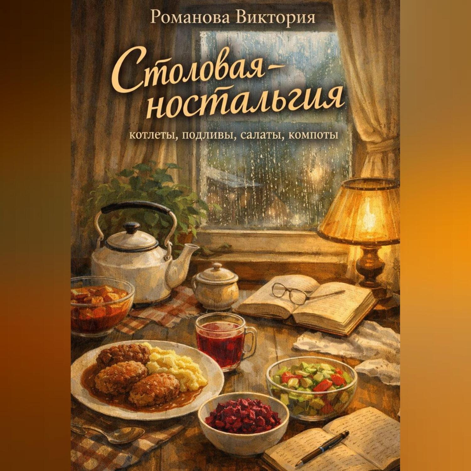 Обложка книги «Столовая-ностальгия: котлеты, подливы, салаты, компоты»