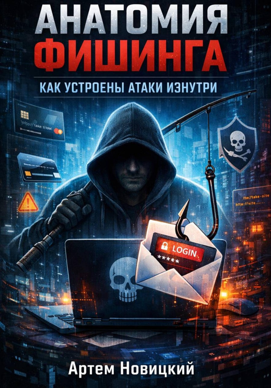 Обложка книги «Анатомия фишинга как устроены атаки изнутри»