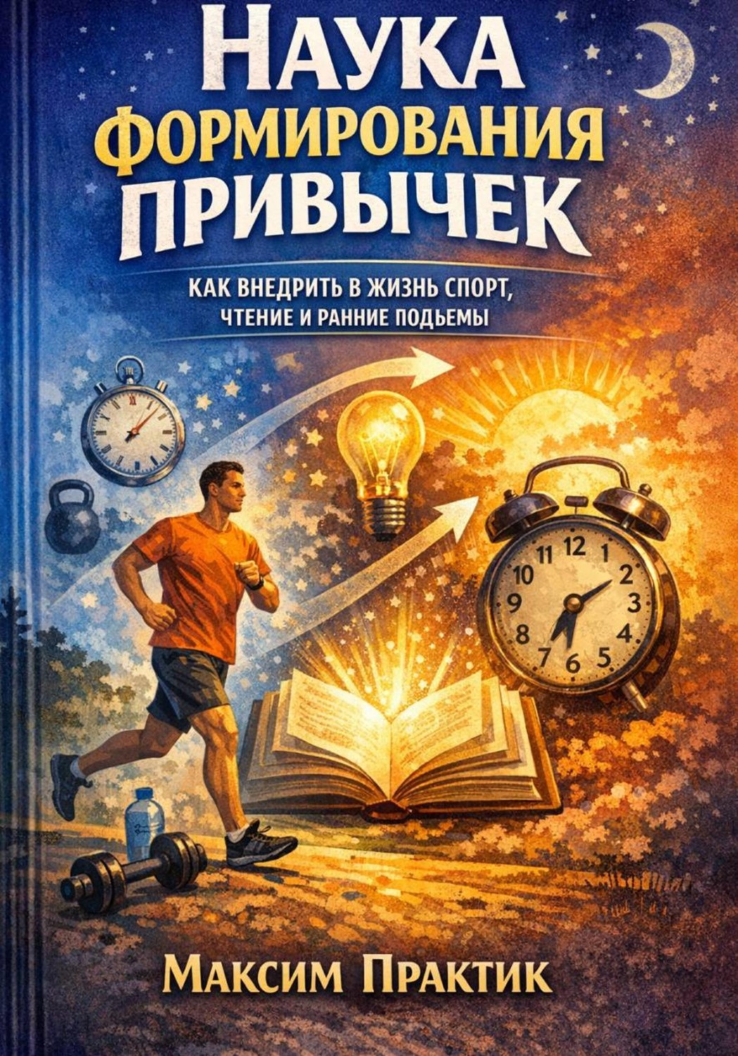 Обложка книги «Наука формирования привычек. Как внедрить в жизнь спорт, чтение и ранние подъемы»