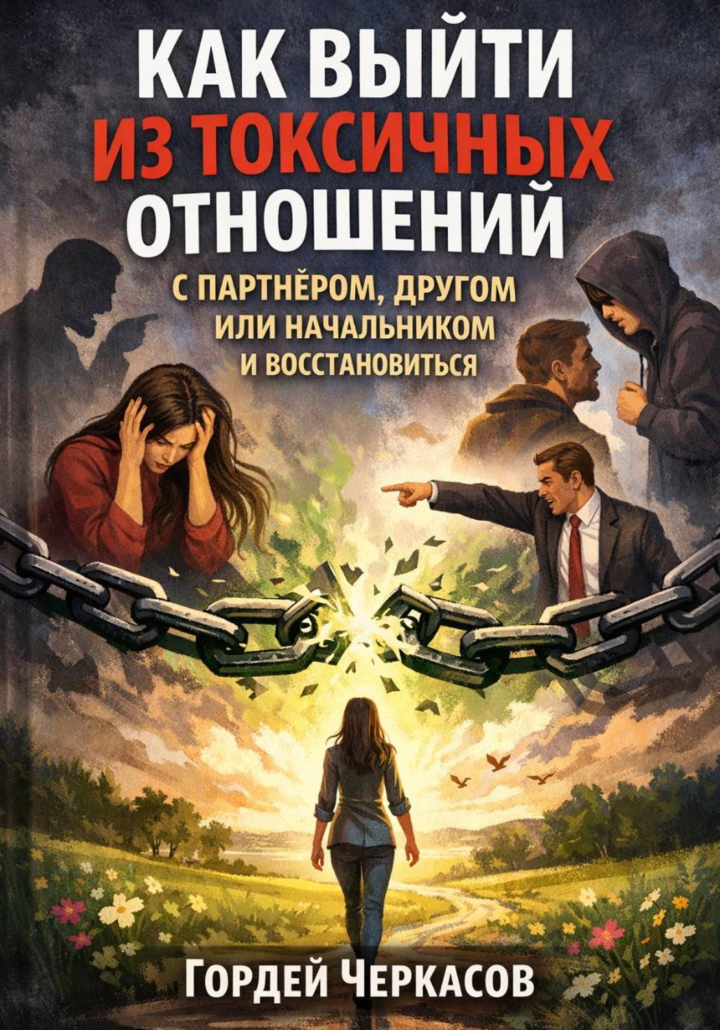 Обложка книги «Как выйти из токсичных отношений с партнером, другом или начальником и восстановиться»