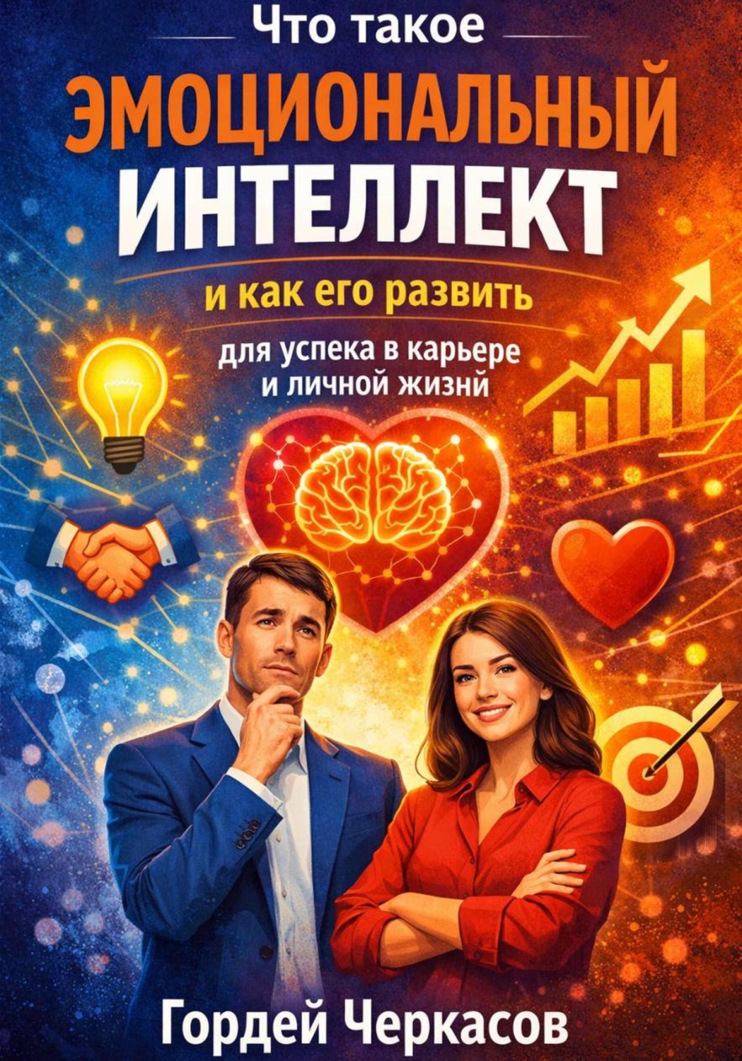 Обложка книги «Что такое эмоциональный интеллект и как его развить для успеха в карьере и личной жизни»