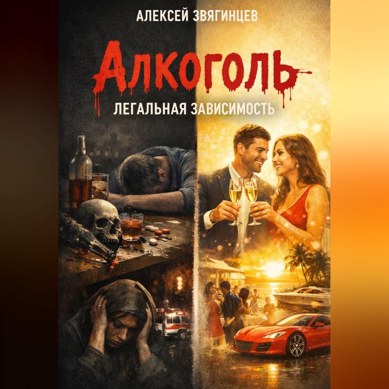 Обложка книги «Алкоголь легальная зависимость»