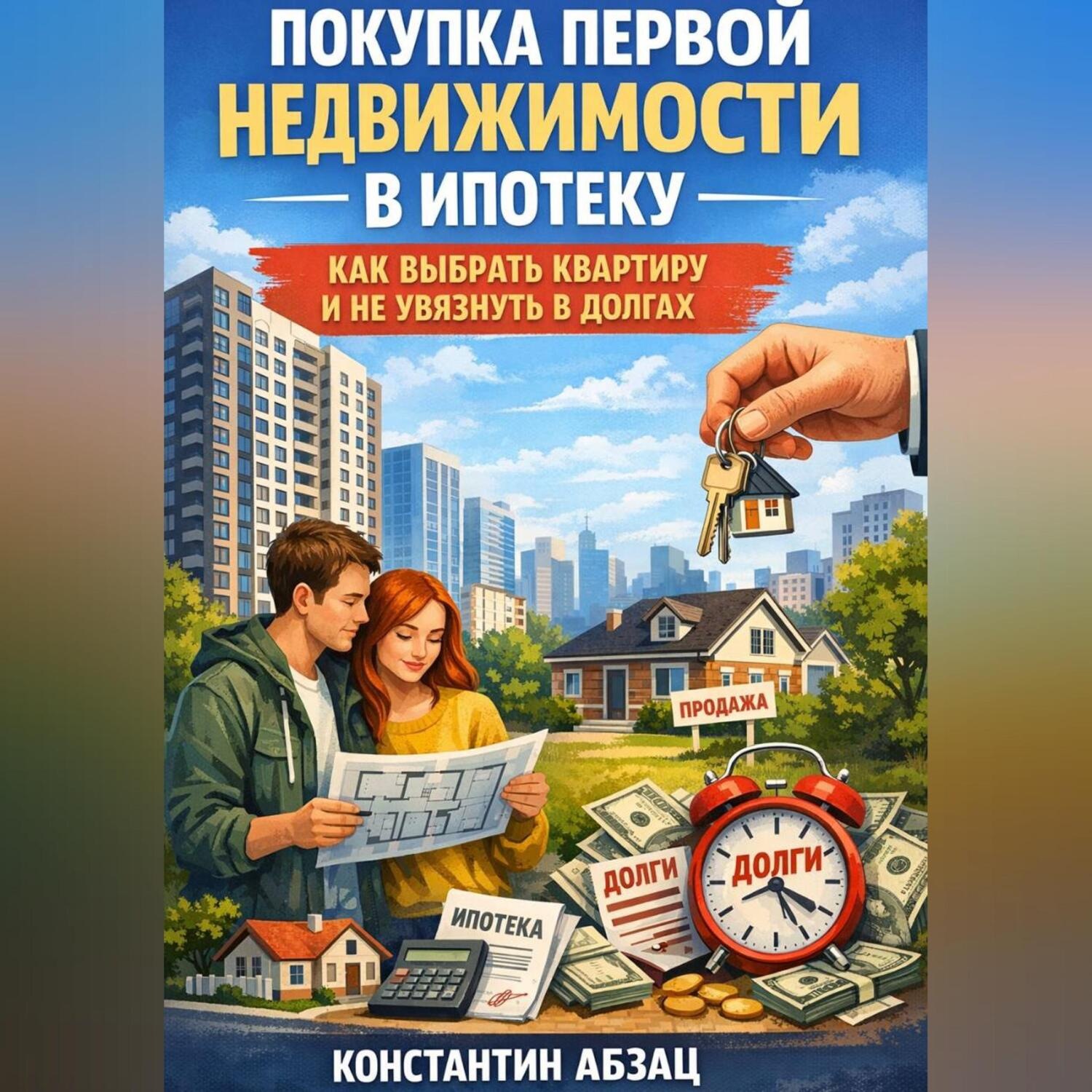 Обложка книги «Покупка первой недвижимости в ипотеку. Как выбрать квартиру и не увязнуть в долгах»