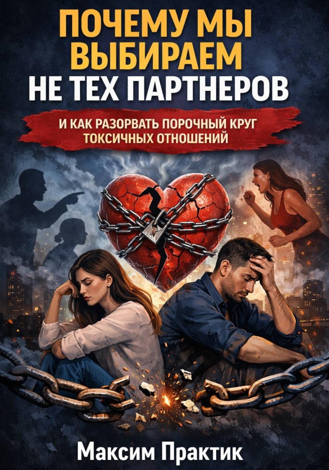 Обложка книги «Почему мы выбираем не тех партнеров и как разорвать порочный круг токсичных отношений»