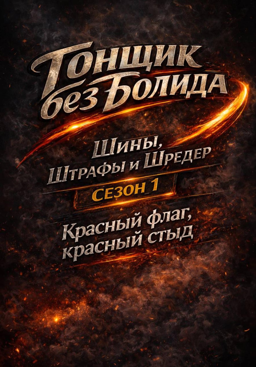 Обложка книги «Шины, Штрафы и Шредер – Красный флаг, Красный стыд»