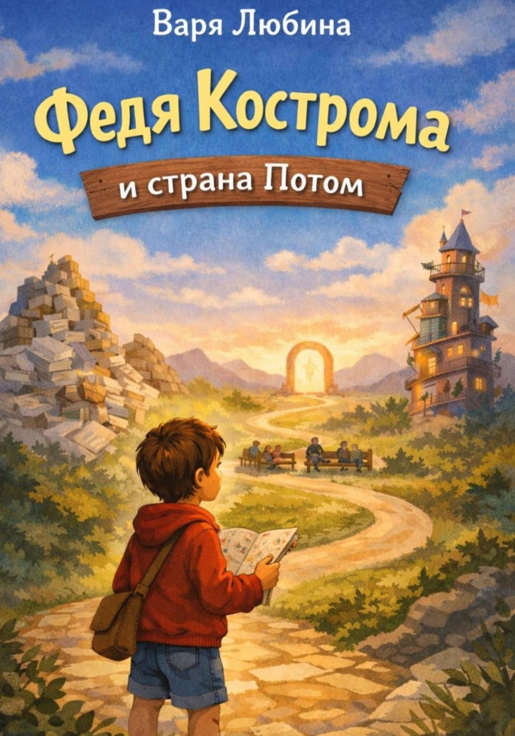 Обложка книги «Федя Кострома и страна Потом»