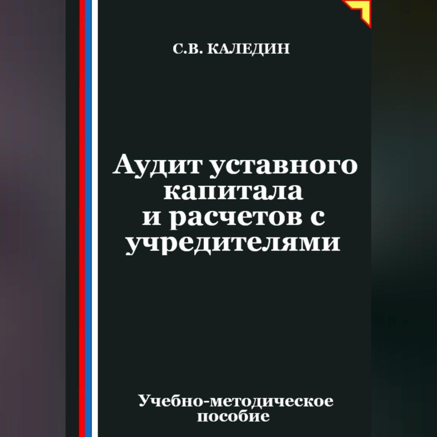 Обложка книги «Аудит уставного капитала и расчетов с учредителями»