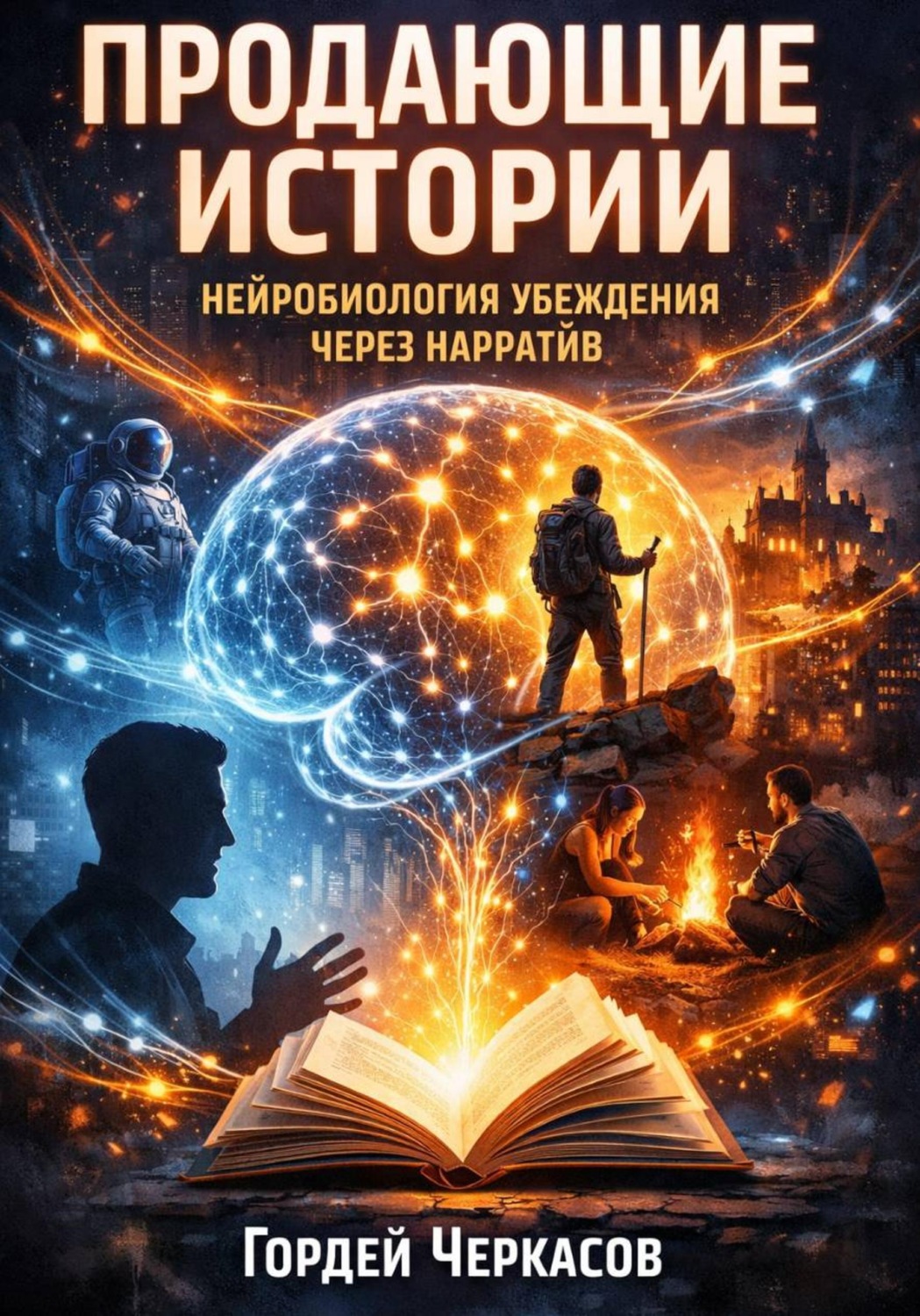 Обложка книги «Продающие истории: нейробиология убеждения через нарратив»