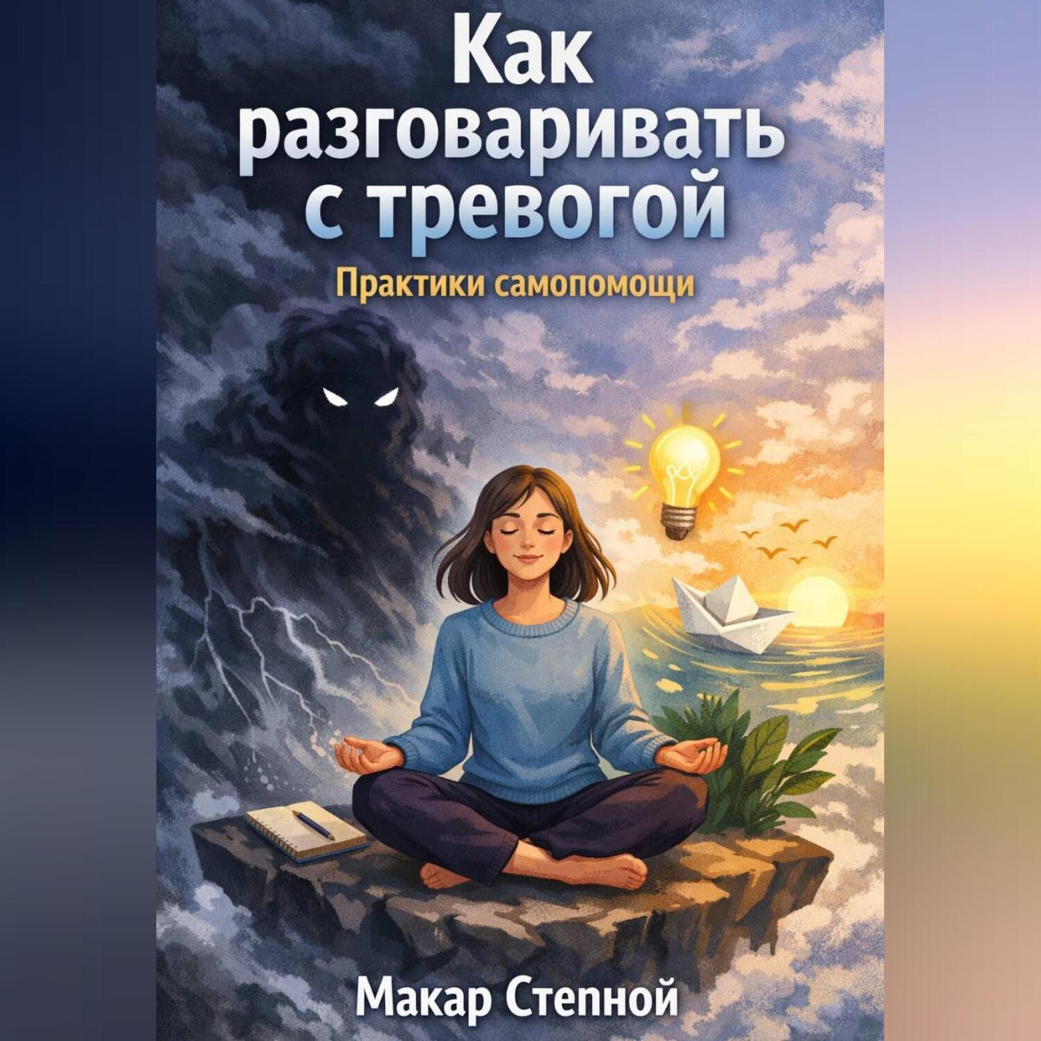 Обложка книги «Как разговаривать с тревогой. Практики самопомощи»