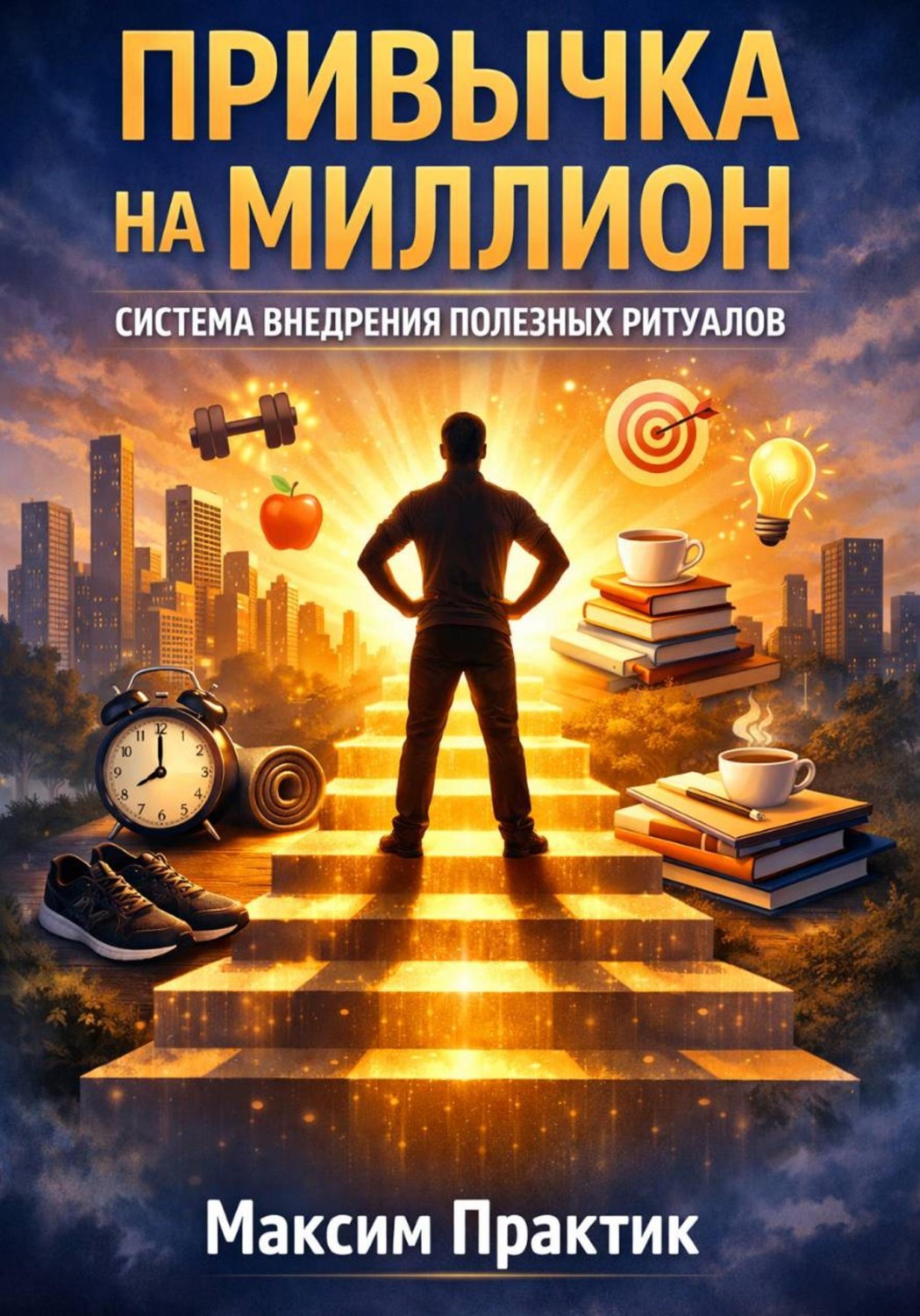 Обложка книги «Привычка на миллион. Система внедрения полезных ритуалов»