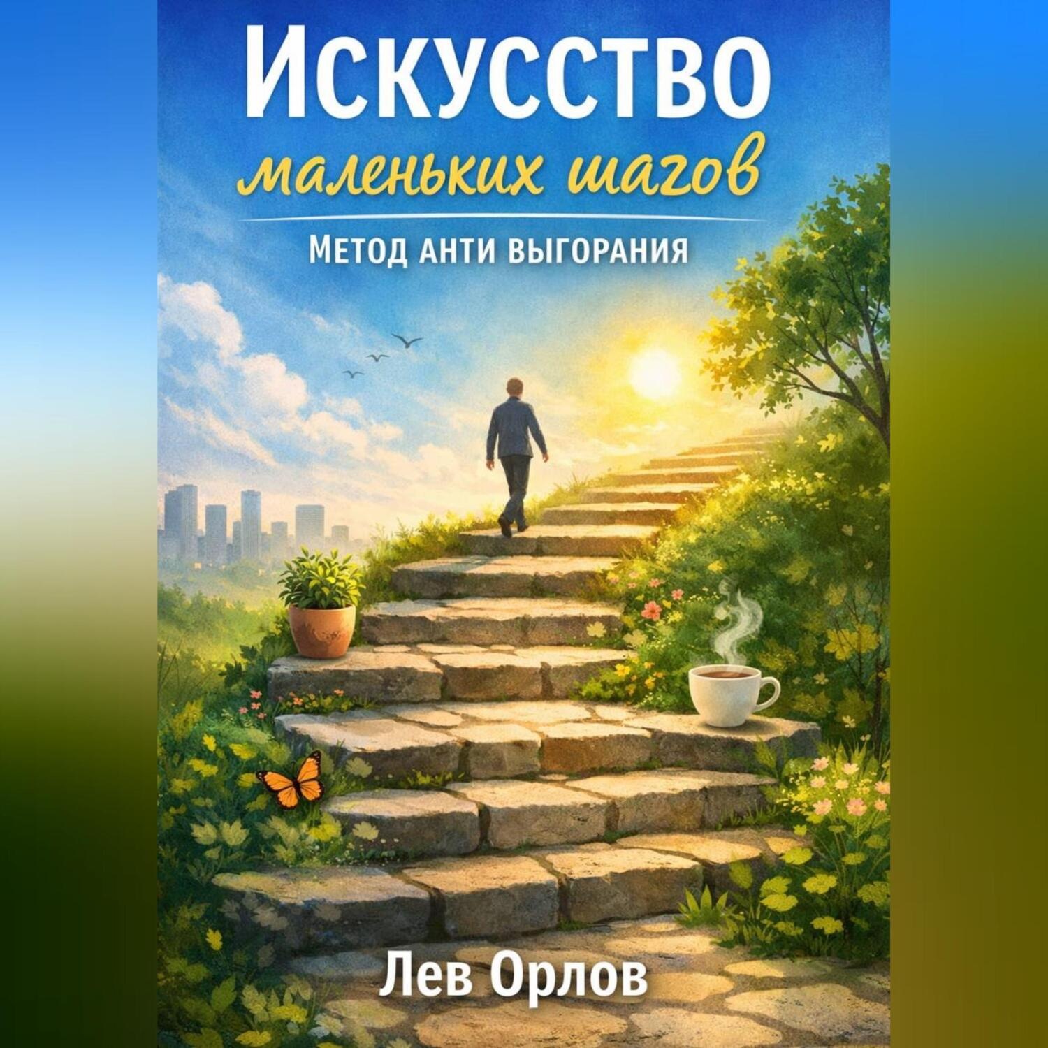 Обложка книги «Искусство маленьких шагов. Метод анти выгорания»