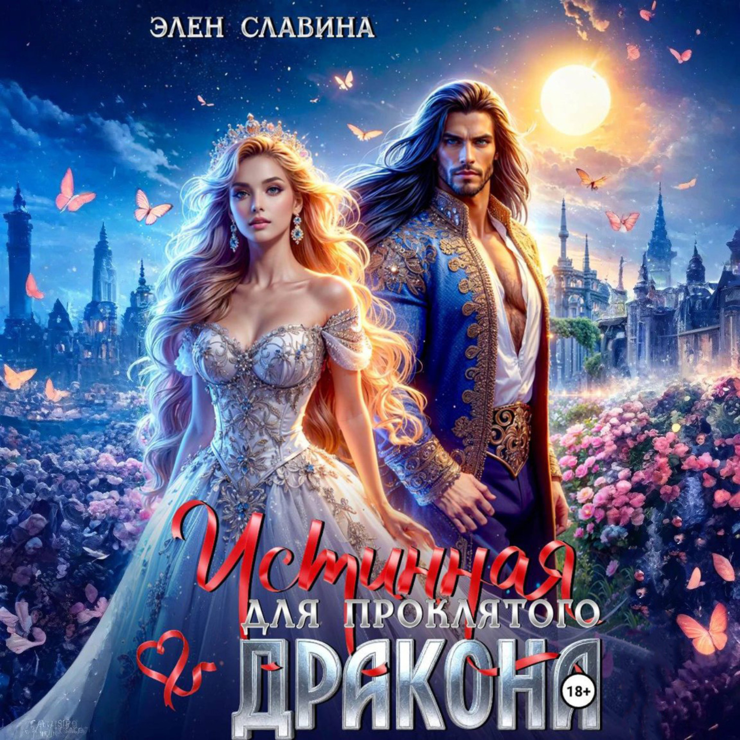 Обложка книги «Истинная для проклятого дракона»