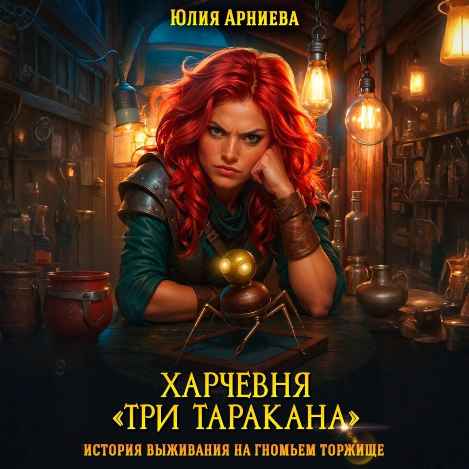 Обложка книги «Харчевня «Три таракана» история выживания на гномьем торжище»