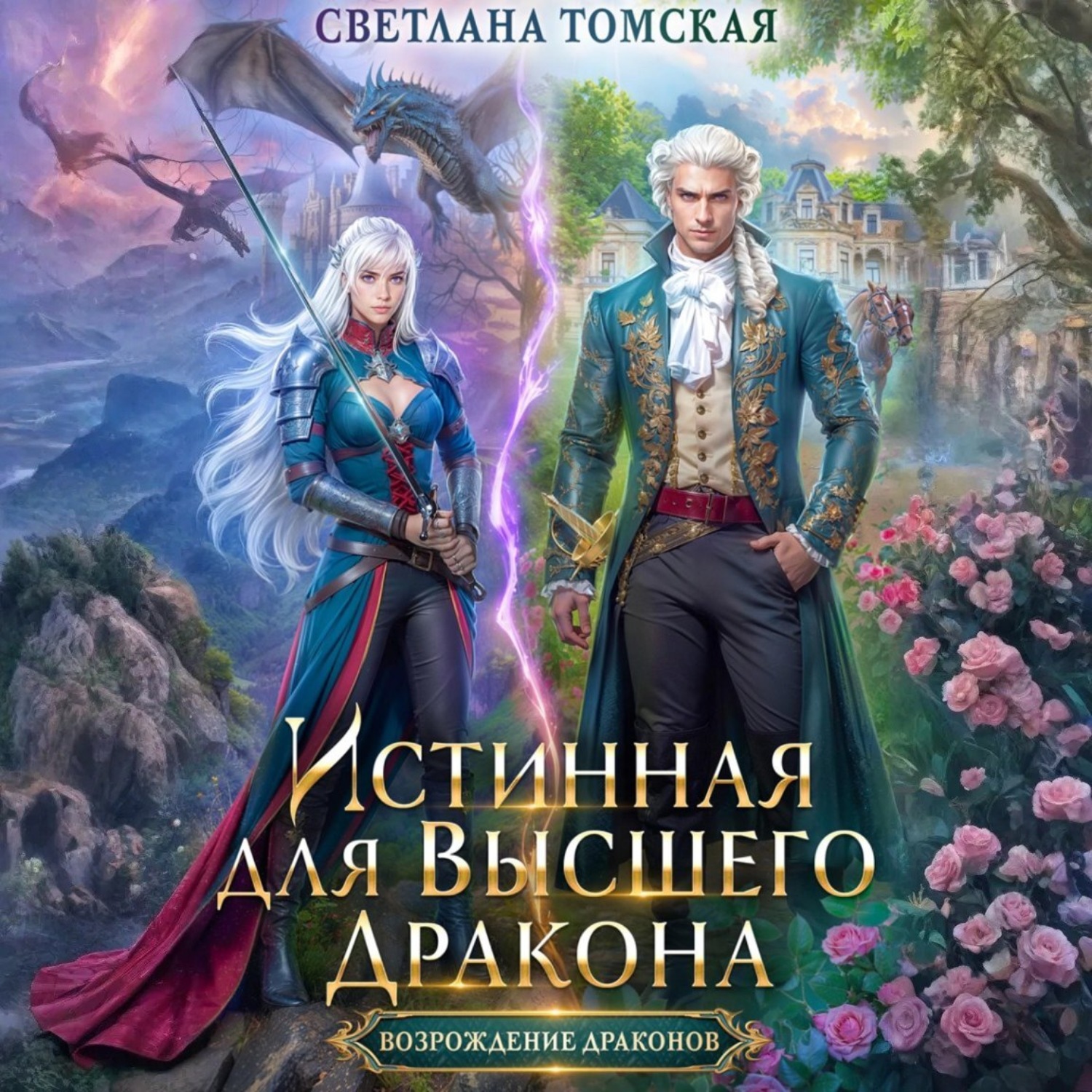 Обложка книги «Истинная для Высшего Дракона»
