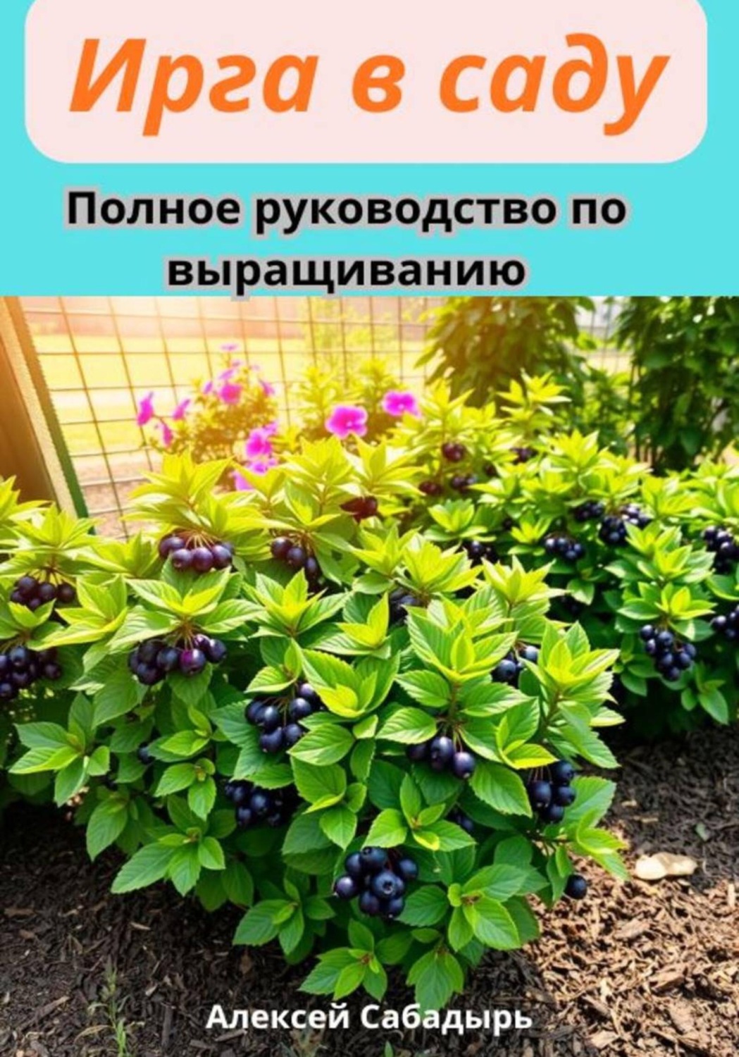 Обложка книги «Ирга в саду полное руководство по выращиванию»