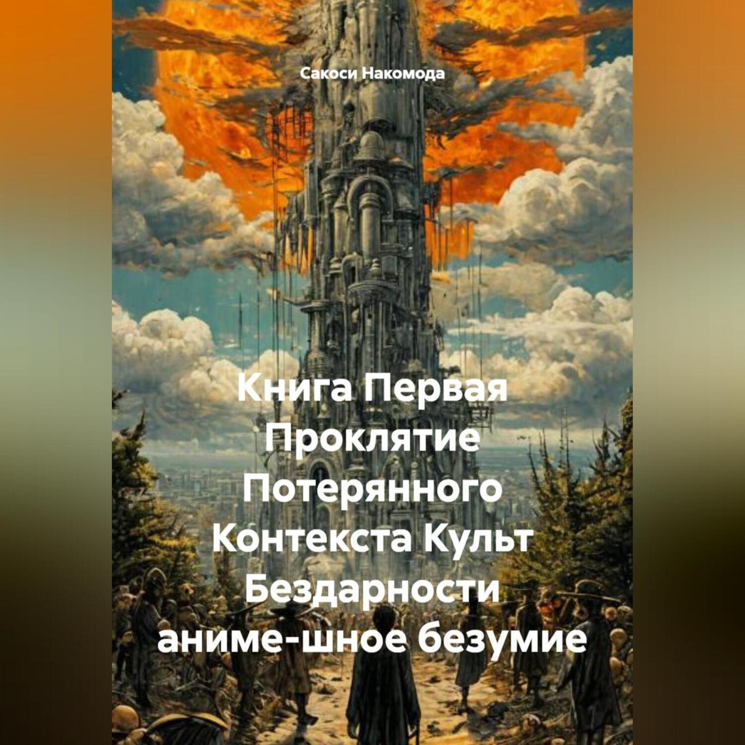 Обложка книги «Книга Первая Проклятие Потерянного Контекста Культ Бездарности аниме-шное безумие»