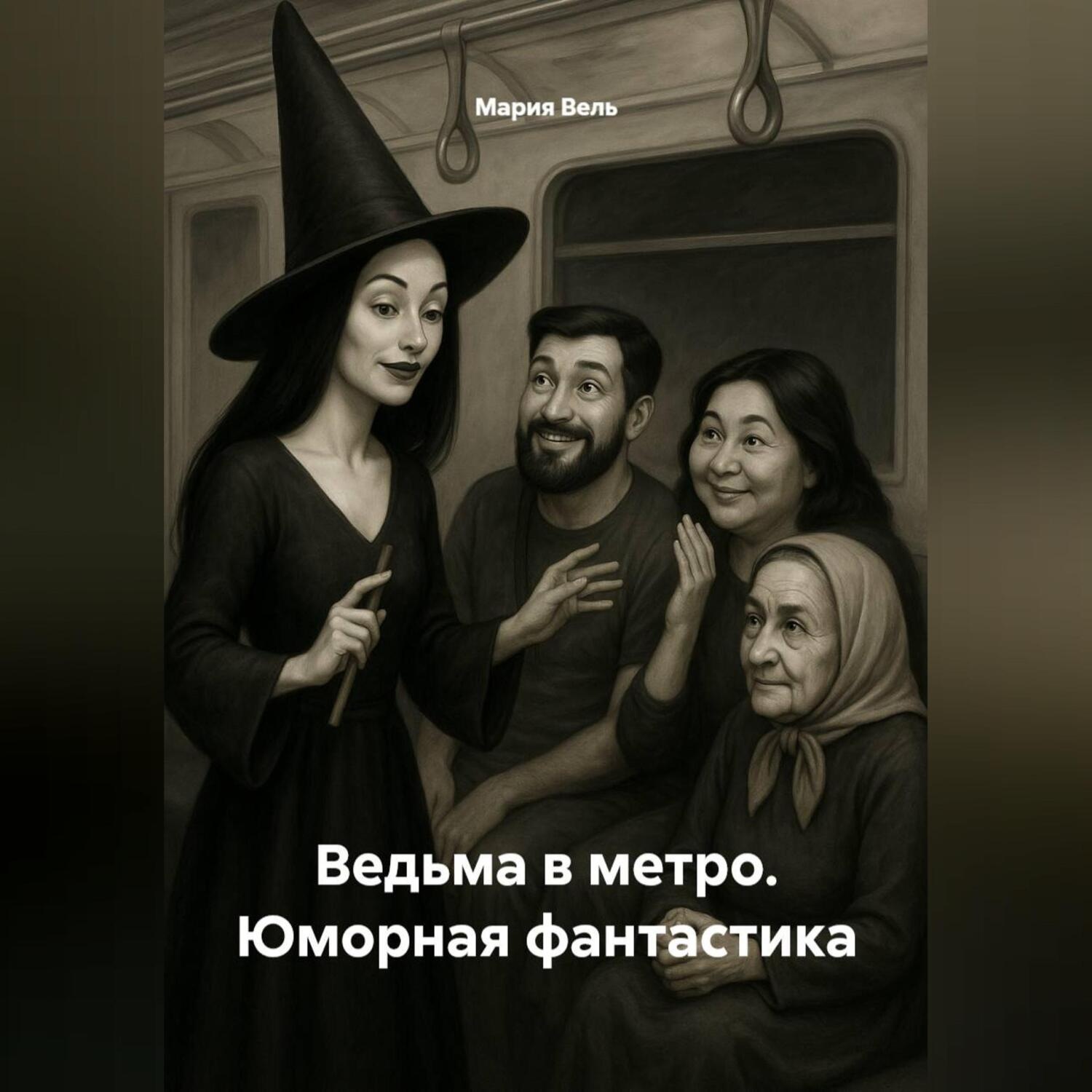 Обложка книги «Ведьма в метро. Юморная фантастика»