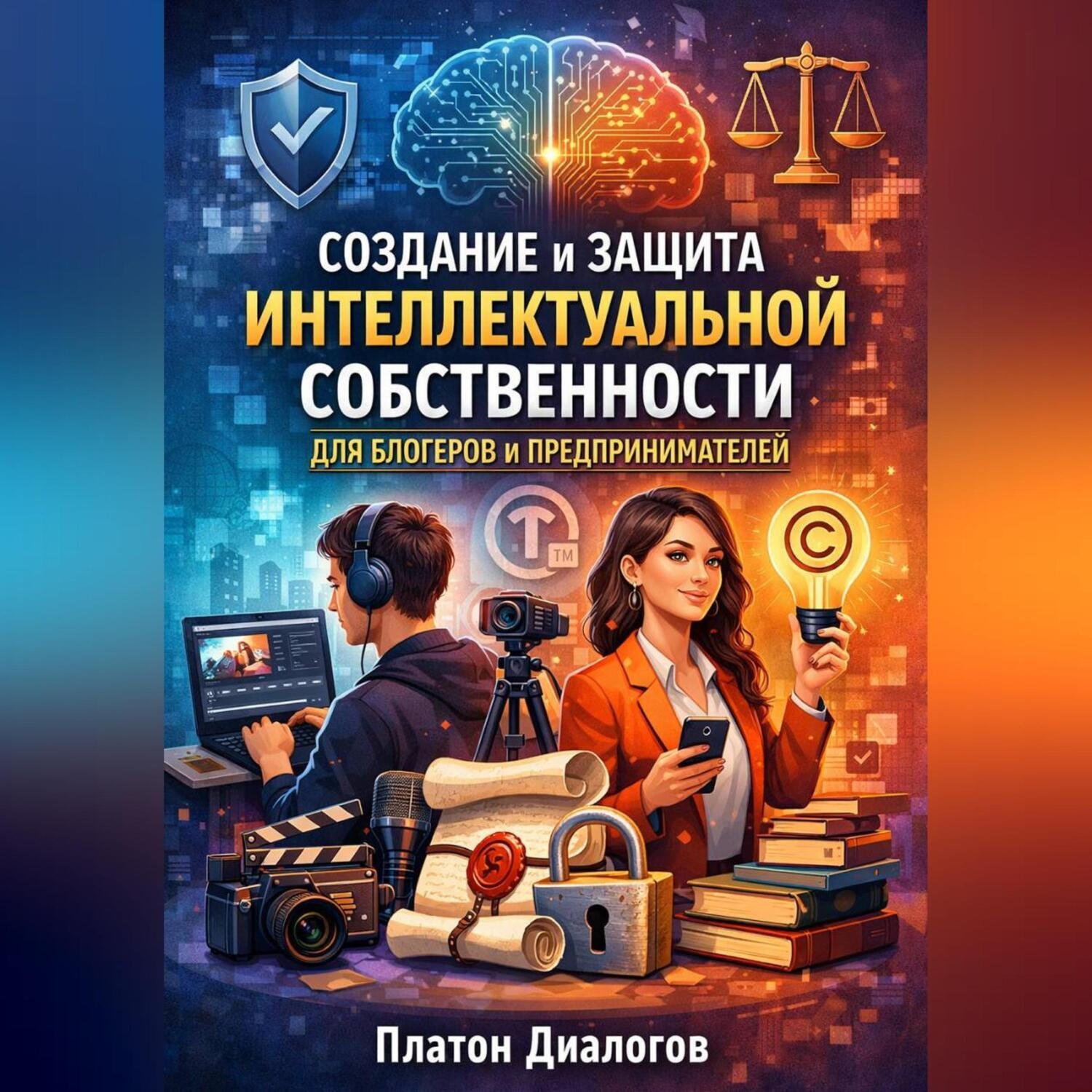Обложка книги «Создание и защита интеллектуальной собственности для блогеров и предпринимателей»