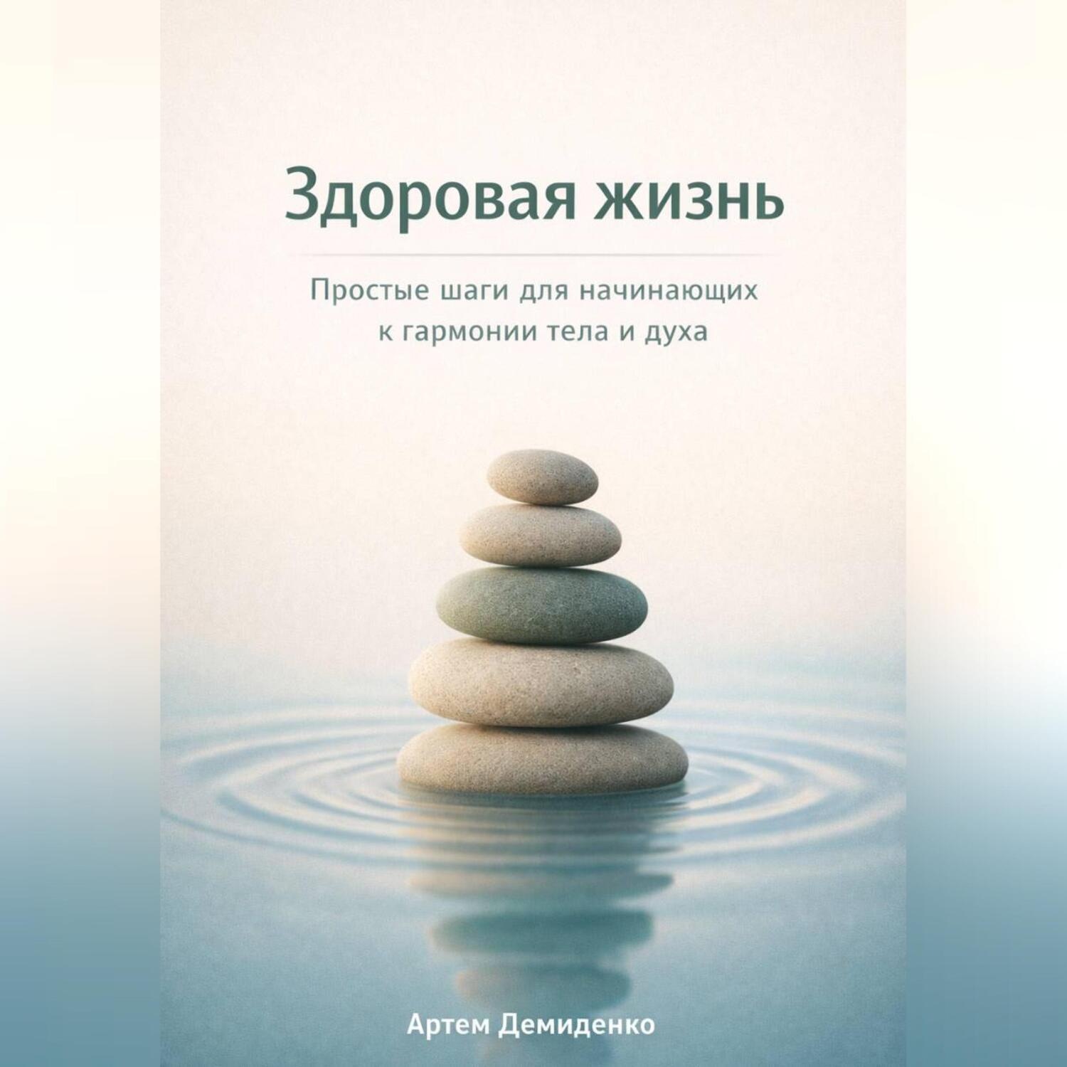 Обложка книги «Здоровая жизнь: Простые шаги для начинающих к гармонии тела и духа»