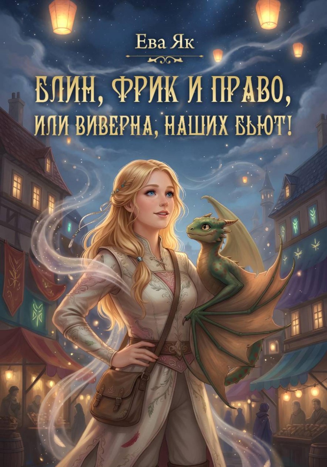 Обложка книги «Блин, Фрик и право, или Виверна, наших бьют!»