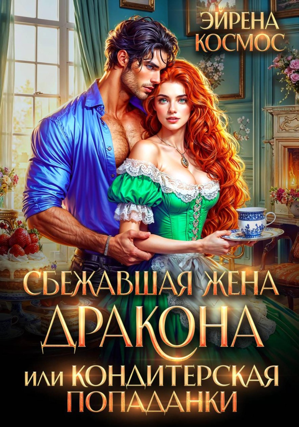 Обложка книги «Сбежавшая жена дракона, или Кондитерская попаданки»