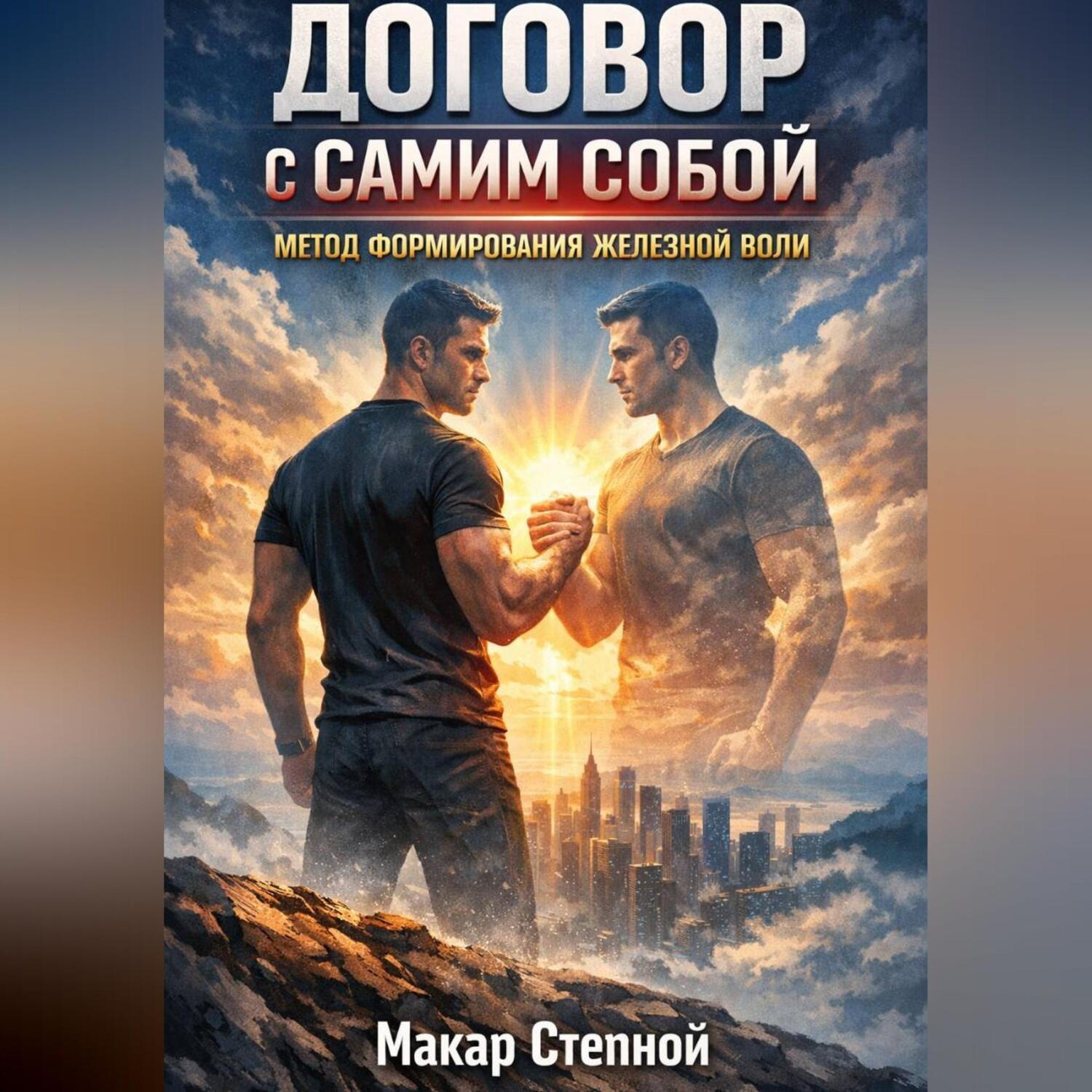 Обложка книги «Договор с самим собой метод формирования железной воли»