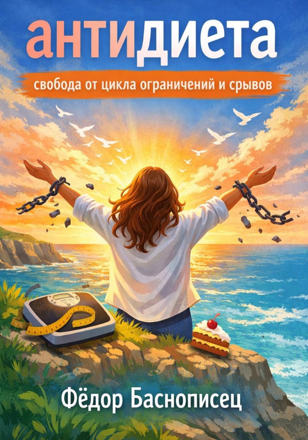 Обложка книги «Антидиета. Свобода от цикла ограничений и срывов»