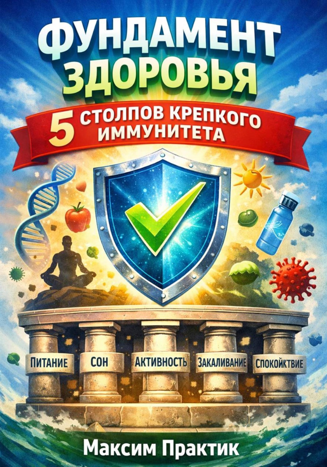 Обложка книги «Фундамент здоровья. 5 столпов крепкого иммунитета»